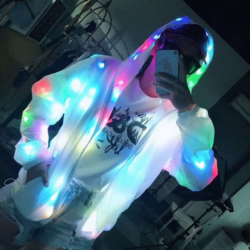 Light Up LED Jacket  (Plus Sizes)