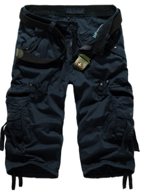Multi-pocket Short Pants