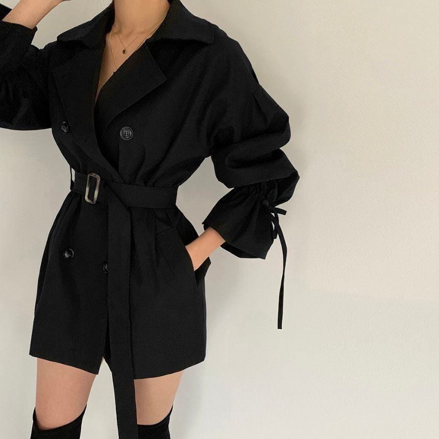 Loose Fitting Windbreaker Trench