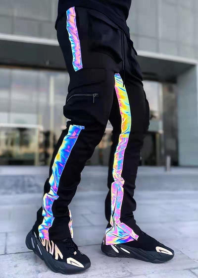 Running Pants with Reflective Strips
