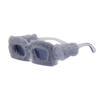 Fluffin' Plush Square UV400 Sunglasses