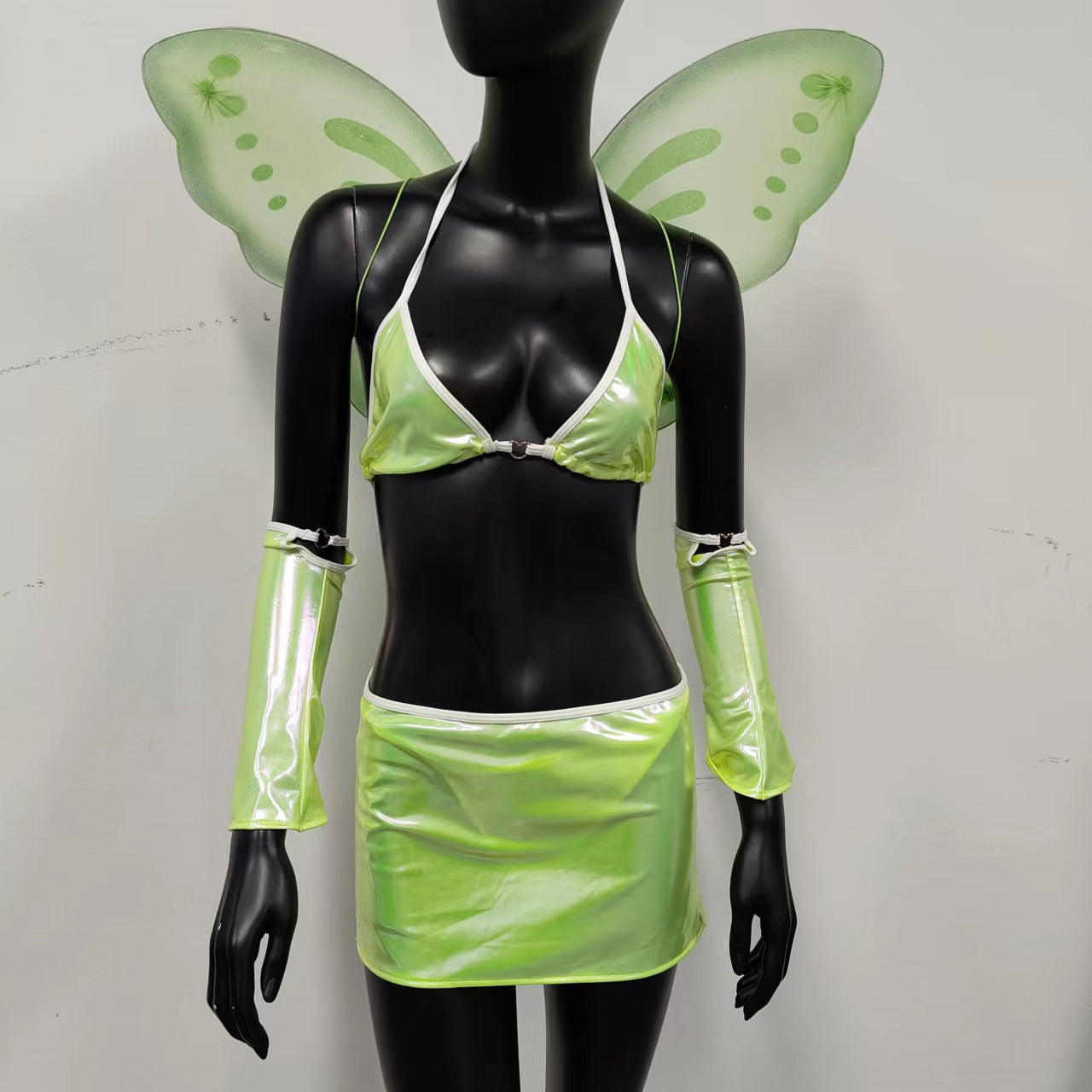 Cosplay Butterfly Backless Bling Wing Set