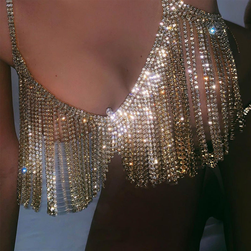 Rhinestone Bling-kini   Silver or Gold