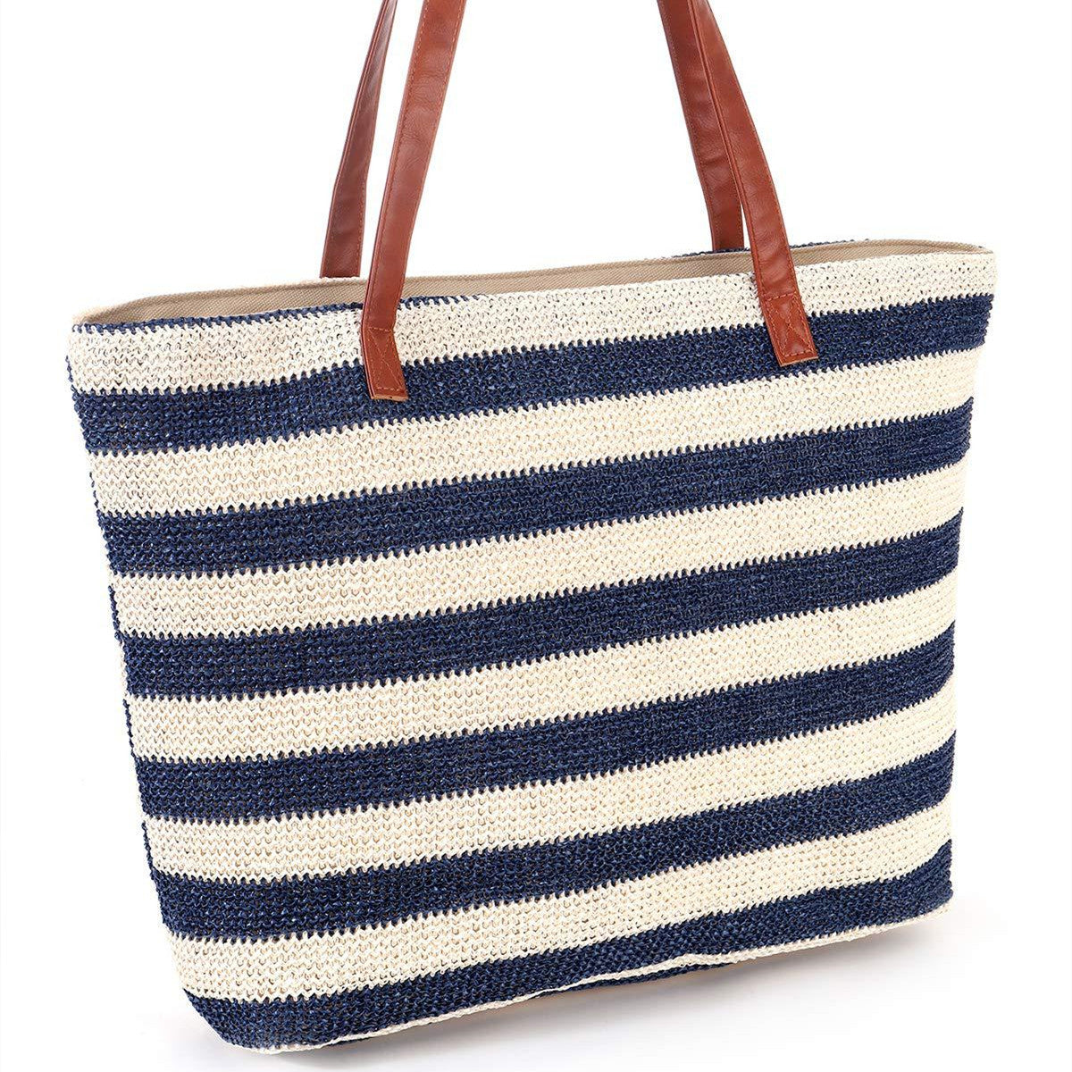 Striped Beach Bag