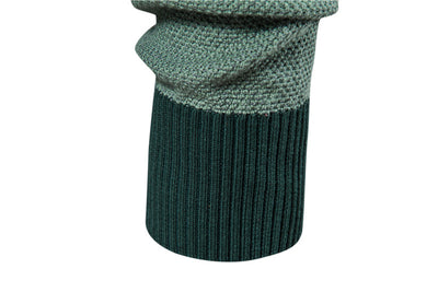 Striped Stitching Long-sleeved Sweater