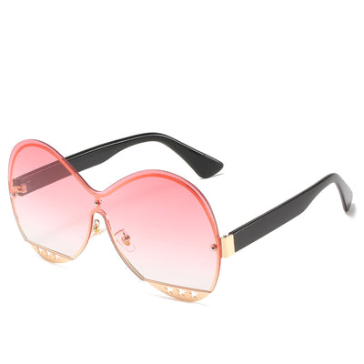 Hollow Pentagram Star Frame Sunglasses