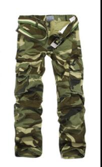 Cotton Camouflage Pants