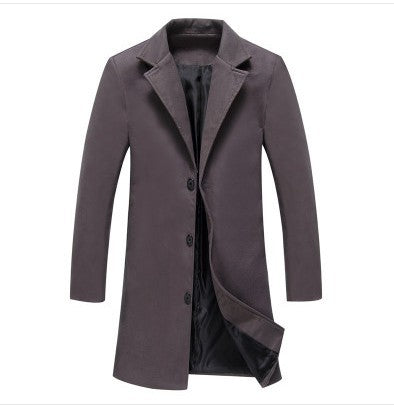 Woolen Business Trench Coat