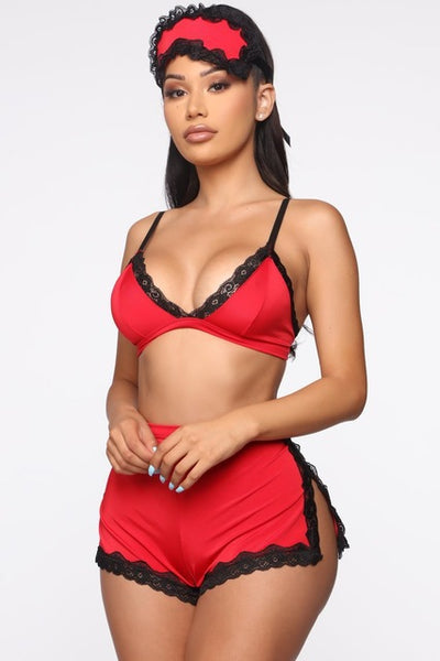 Lacey Bra & Panties Set