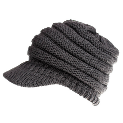 Soft Knitted Ponytail Beanie Cap