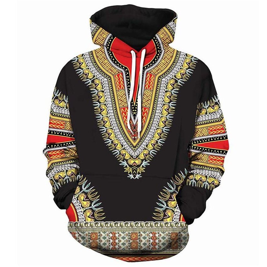 African Folklore 3D Hoodie Sweatshirt