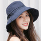 Cotton & Linen Folding Bucket Hat