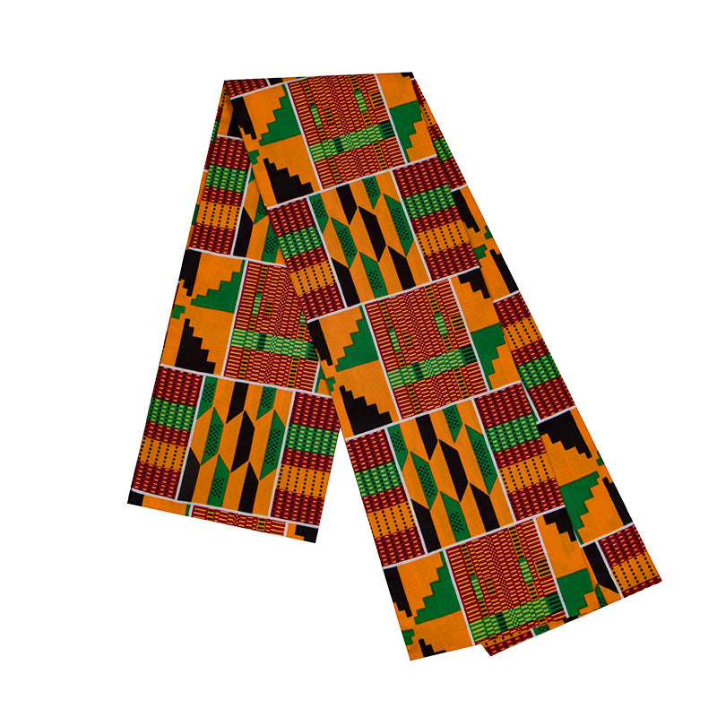 African Design Cotton Weave Scarf