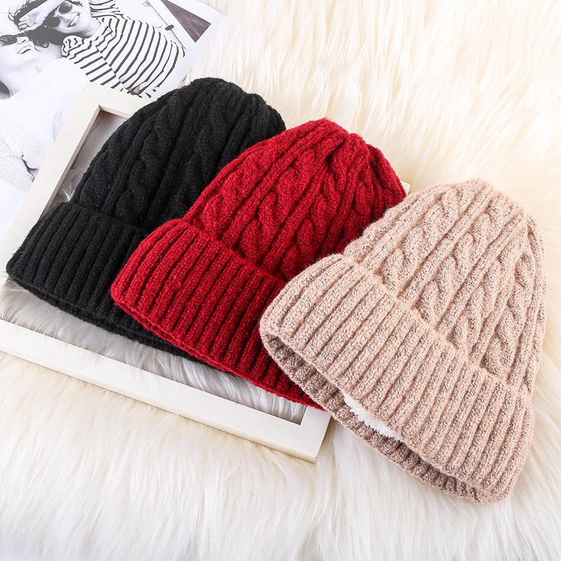 Mohair Wool Knitted Beanie