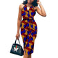 African Batik Print Dress