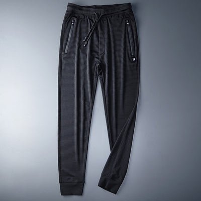Ice Silk Elastic Loose Sweatpants