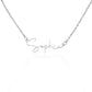 Customized Name Necklace  in "Signature Style Font"