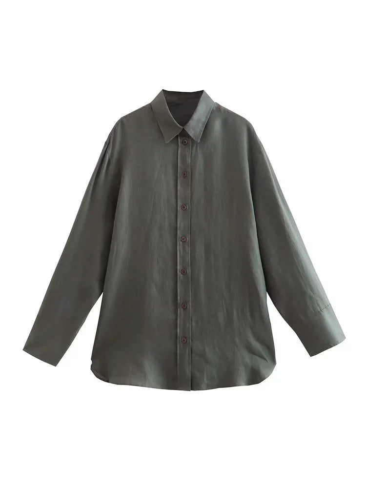 Elegant Single Breasted Shirt