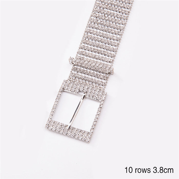 Rhinestone & Metal Belt