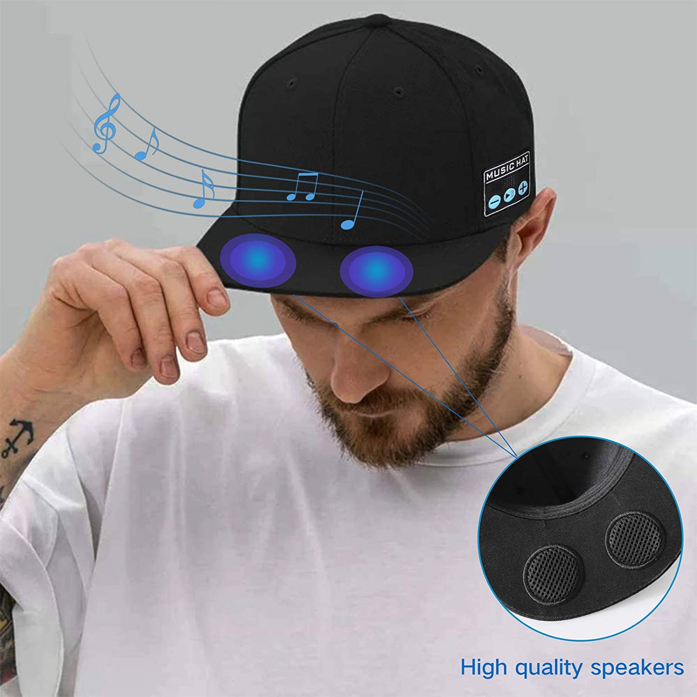 Wireless Bluetooth 5.0 Baseball Hat