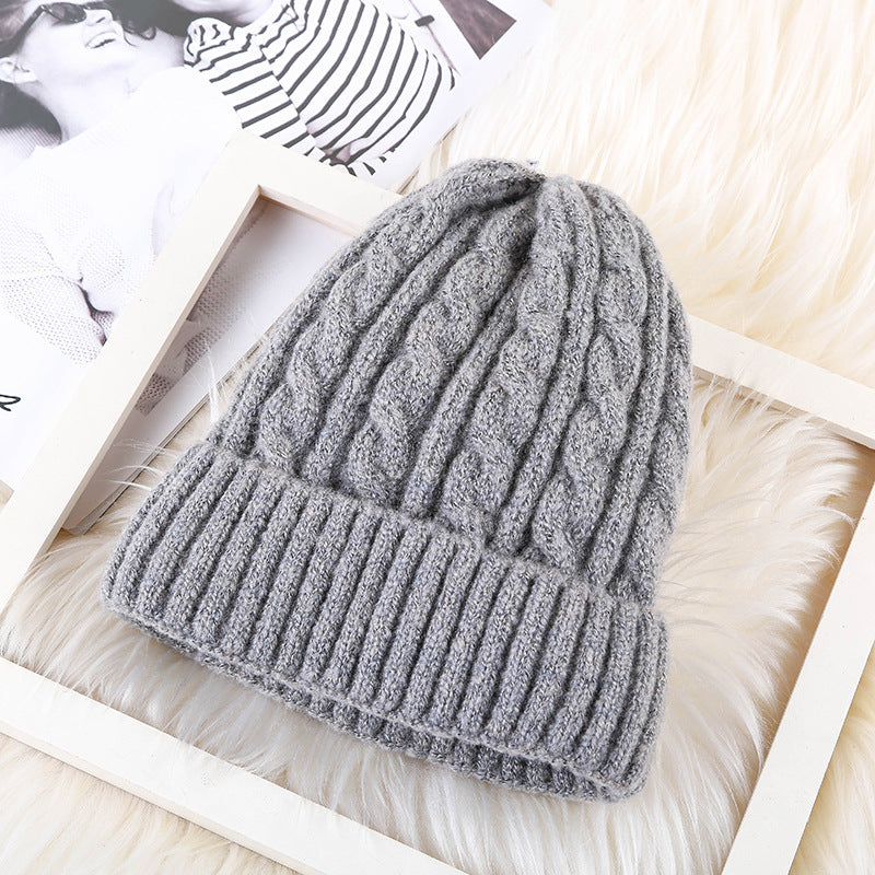 Mohair Wool Knitted Beanie