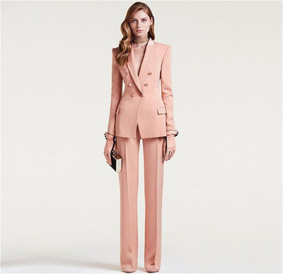 White Peak Two Piece Suit Set