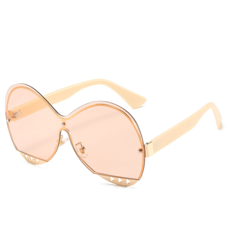 Hollow Pentagram Star Frame Sunglasses