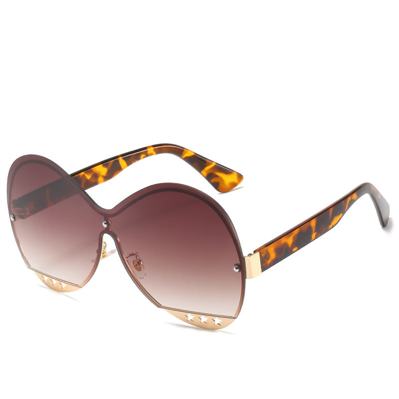 Hollow Pentagram Star Frame Sunglasses