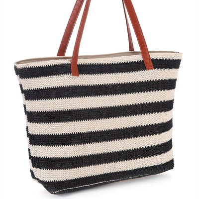 Striped Beach Bag