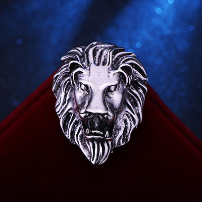 Vintage African Lion Brooch