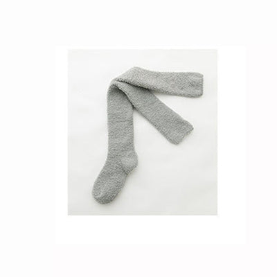 Long Coral Fleece Socks