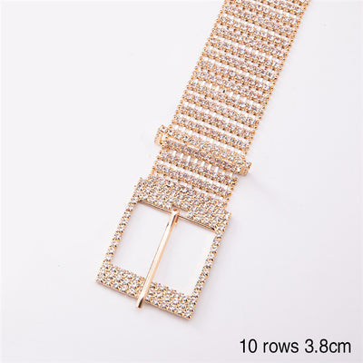 Rhinestone & Metal Belt