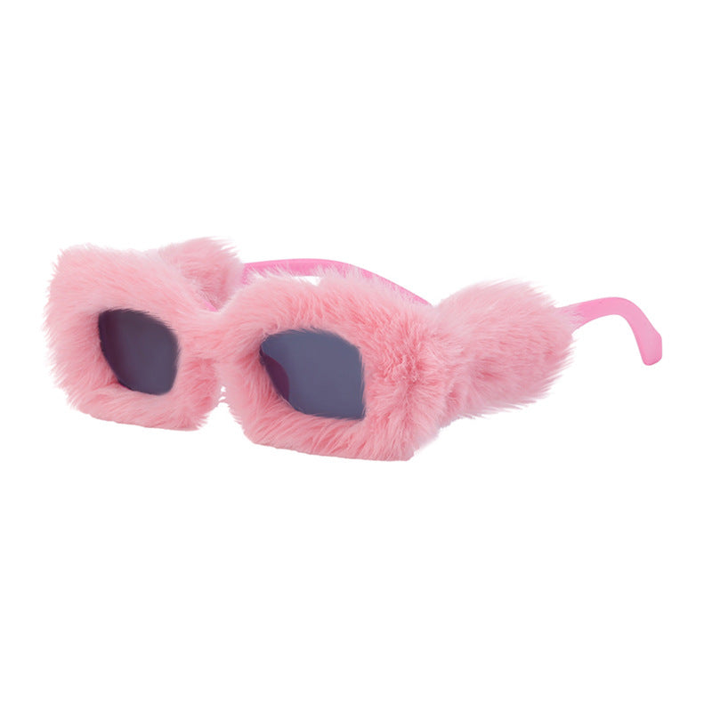 Fluffin' Plush Square UV400 Sunglasses
