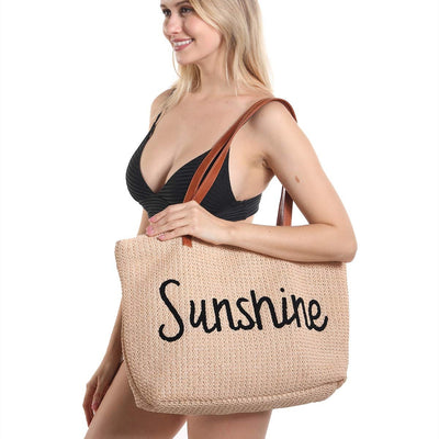 Striped Beach Bag