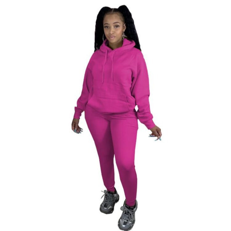 Long Sleeve Fleece Sweat Suit
