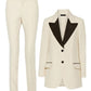 White Peak Two Piece Suit Set