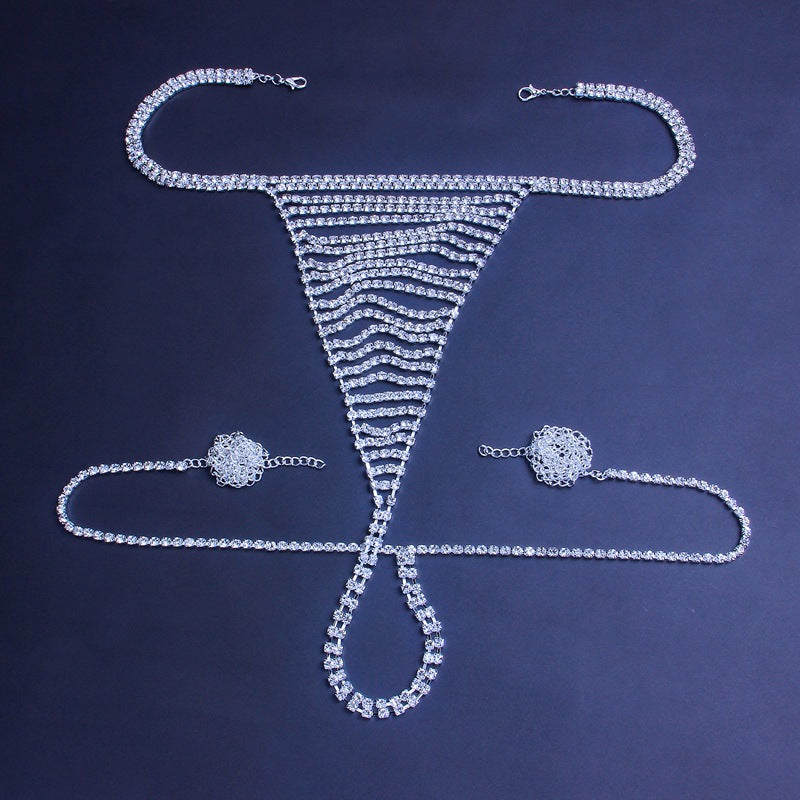 Rhinestone Bling-kini   Silver or Gold