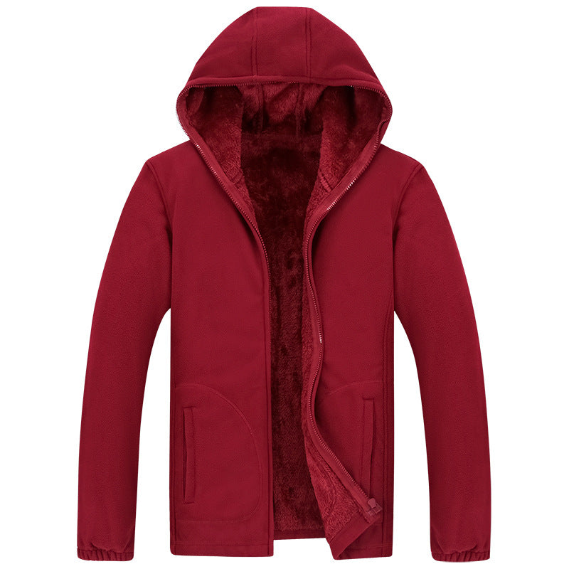 Fleece Hooded Jacket