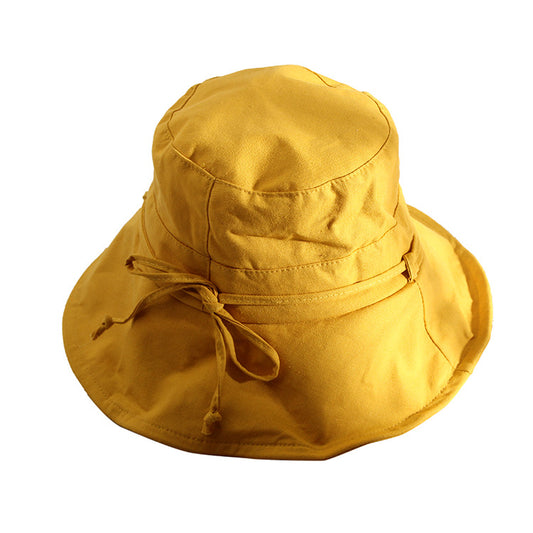 Cotton & Linen Folding Bucket Hat