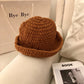 Handmade Crochet Coarse Wool Hat