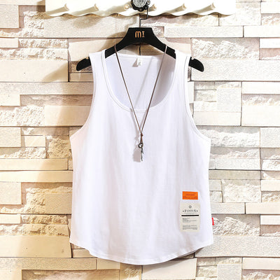 Solid Color Cotton Tank Tops