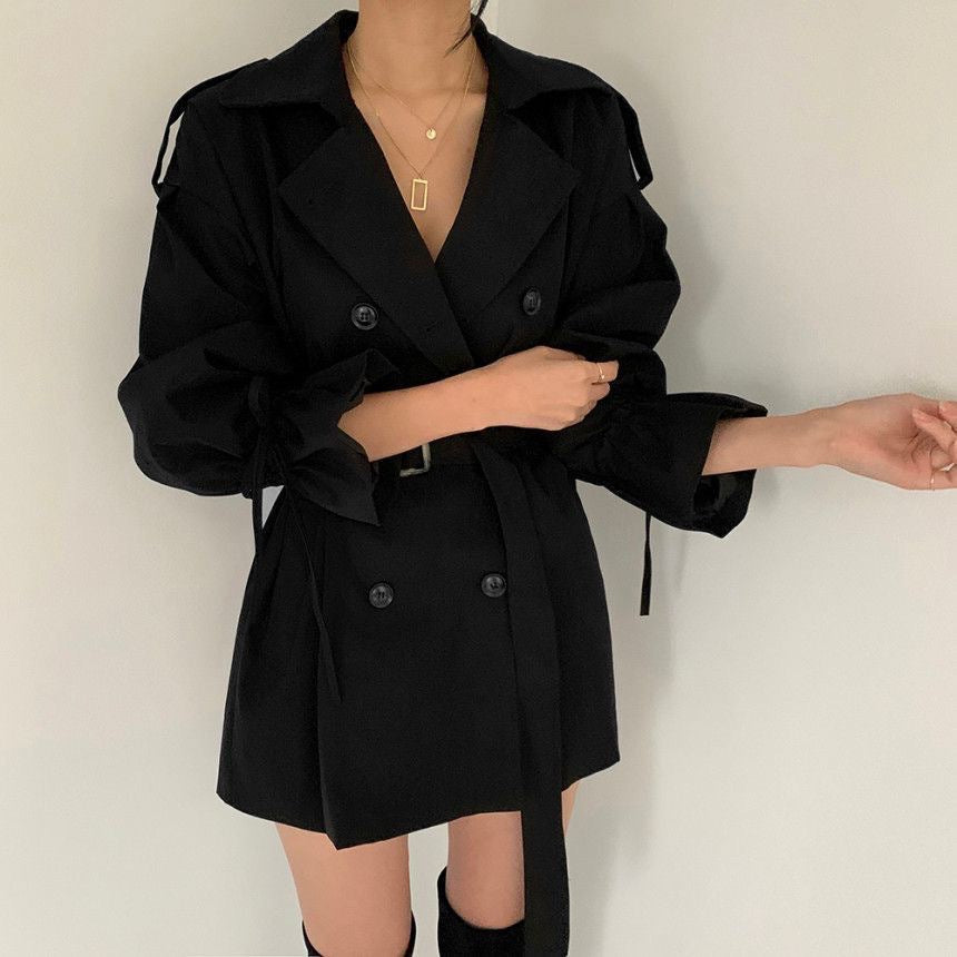 Loose Fitting Windbreaker Trench