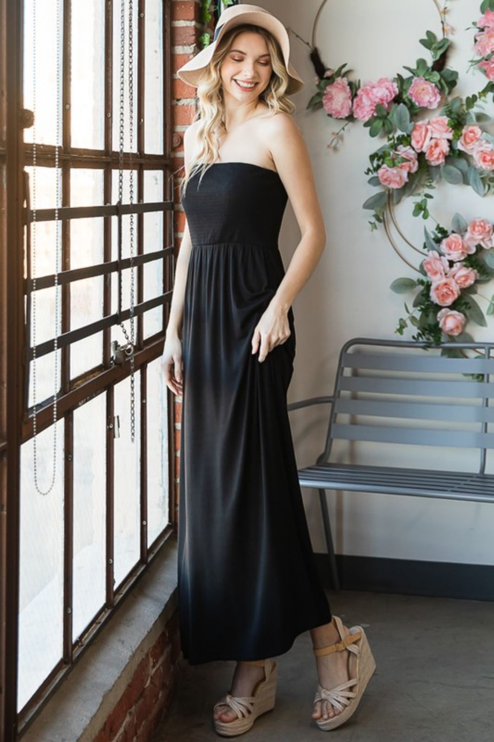Heimish Elegant Strapless Maxi Dress