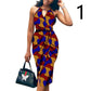 African Batik Print Dress