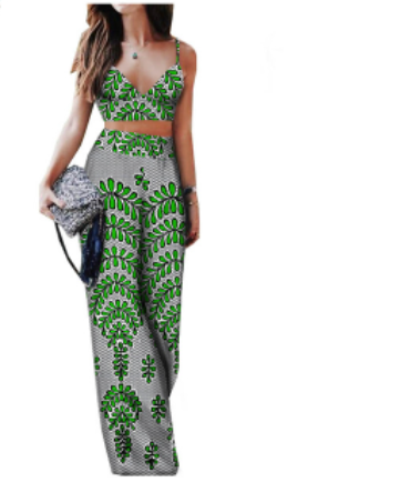 African Print Ladies Two Piece Set (pt1)