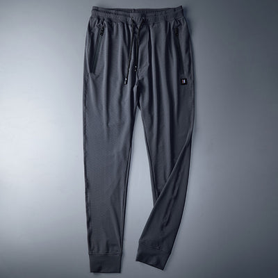 Ice Silk Elastic Loose Sweatpants