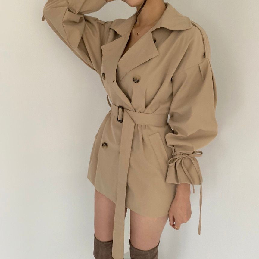 Loose Fitting Windbreaker Trench